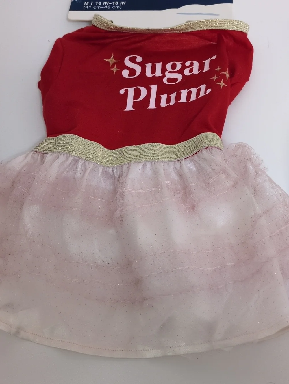 Lot of 3 Medium Dog Dresses Youly Plaid, Petco Sugar Plum & Top Paw Pearl Tutu